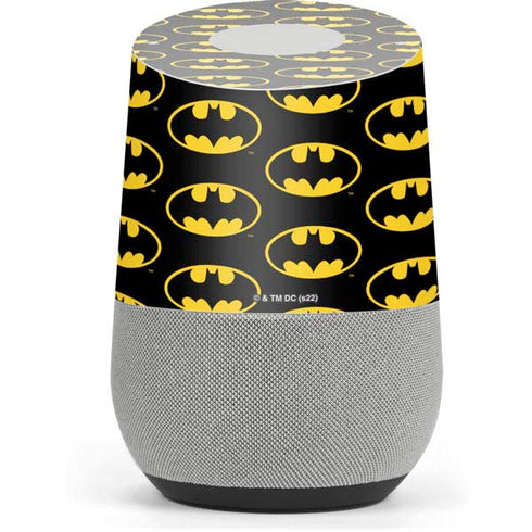 DC Comics Batman Logo Pattern Google Home Skin